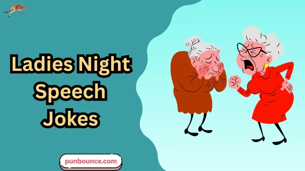 Ladies Night Speech Jokes